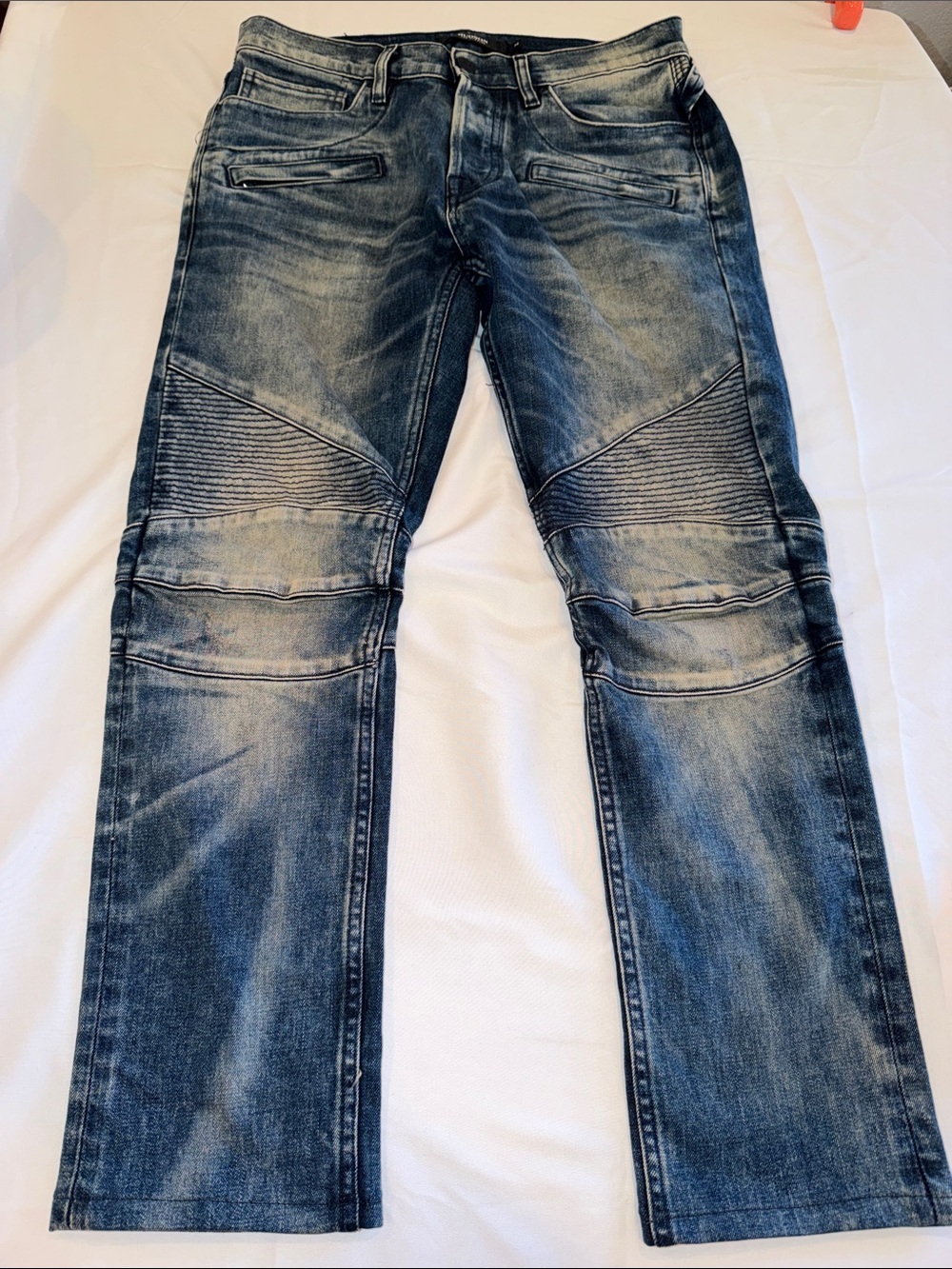 2609114 Hudson denim jeans “blinder biker” sz 32